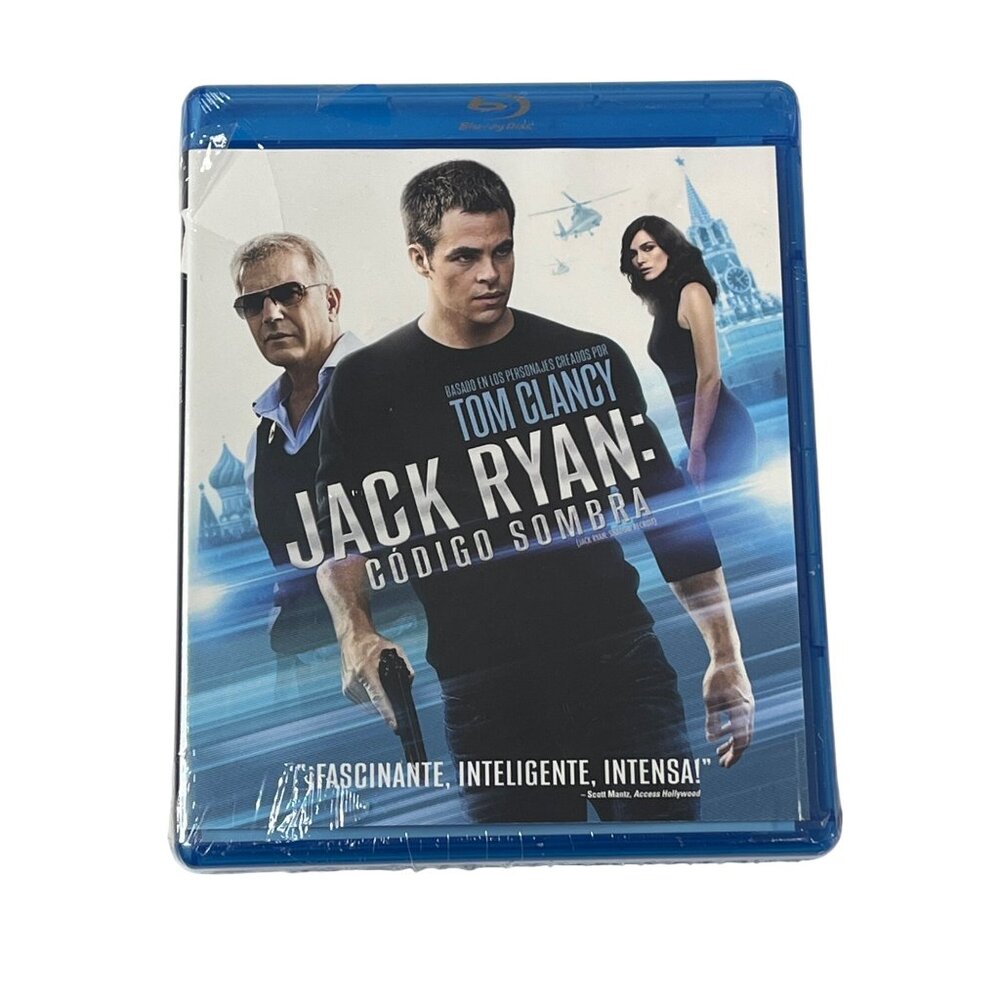 Jack Ryan Codigo Sombra Blu Ray DVD Thriller Action Adventure Sealed